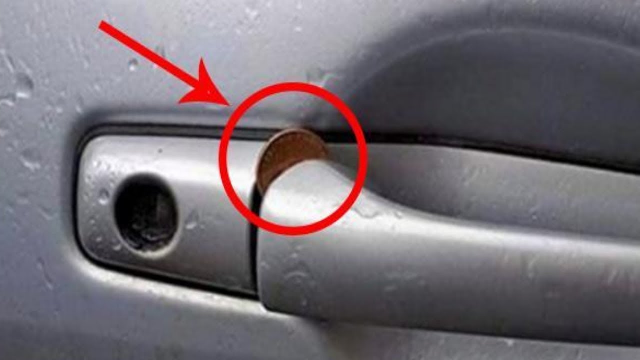 Anyone Who Finds A Coin Jammed In Their Car Door Handle ...