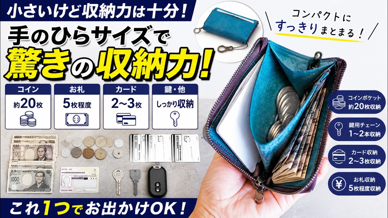 Giveaway included [Small but mighty] This palm-sized wallet has