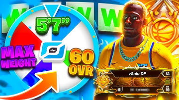WHEEL OF WORST LEGEND BUILDS in NBA 2K21... (Bad Idea) WORST BUILD WINS 1v1 RUSH EVENT!? NBA2K21