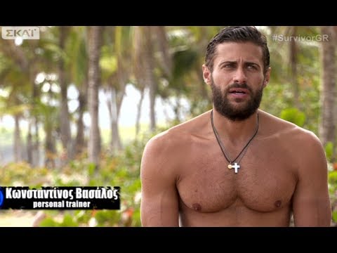 Κωνσταντίνος  Βασάλος ||  Survivor Moments Greece 2017 || Konstantinos Vasalos