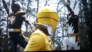 Gokai Yellow Vs Abaranger Fight Scene (Gokaiger Vs Goseiger Super Sentai 199 Hero Great Battle)