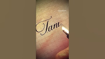 Calligraphy Name "Tanveer" As per Request Calligraphy #shorts