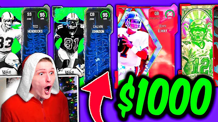 $1000 Pack Opening Builds My Team! - Madden 23 Ult...