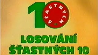 ČT1 | pořad, Losování šťastných 10, 1.1.1999