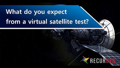 What do you expect from a virtual satellite test?