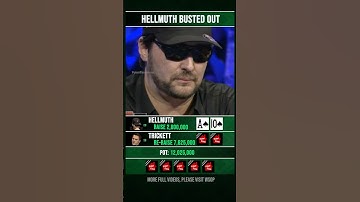 Hellmuth Busted Out  #poker