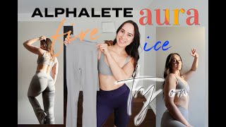 UNSPONSORED TRY ON ALPHALETE AURA | FIRE \& ICE LAUNCH