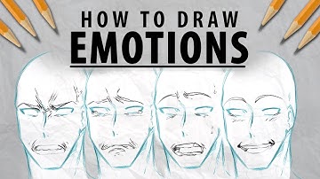 How to draw Emotions & Facial Expressions | Tutorial | DrawlikeaSir