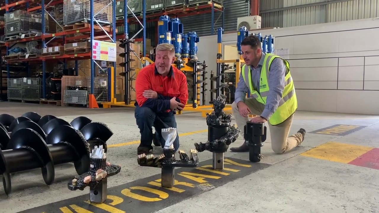 12m Continuous Flight Bisalloy Augers - custom-fabricated for special project.