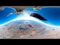 360 VR Wingsuit Pole Hand Cam Stabilized