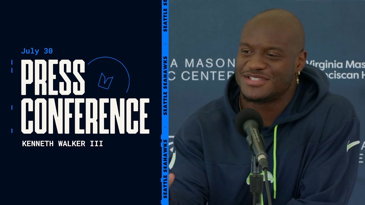 Kenneth Walker III: "We're Really Detailed In The Run Game" | Press  Conference - July 30, 2025