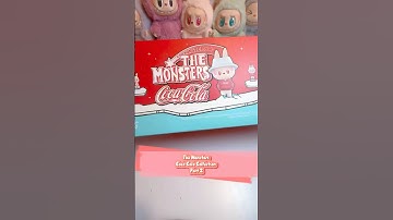🖤The Monsters Coca Cola Unboxing Part 2 ❤️#asmr #labubu #popmart #latinacreator #unboxing