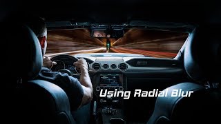 Using Radial Blur