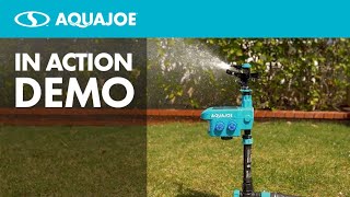 Aqua Joe AJYP101 YardGuard Motion Sensor Pest Deterrent Sprinkler - In Action Demo