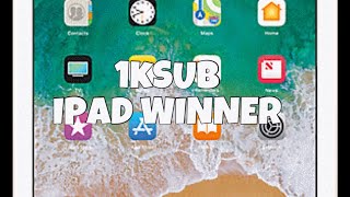 IPAD GIVEAWAY WINNER 1k SUB THANK U AND REAL STORY TIME