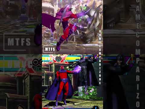 The MASTER of MAGNETISM -  Marvel Tokon Fighting Souls vs UMVC3 Magneto #comparison #ps5 #shorts