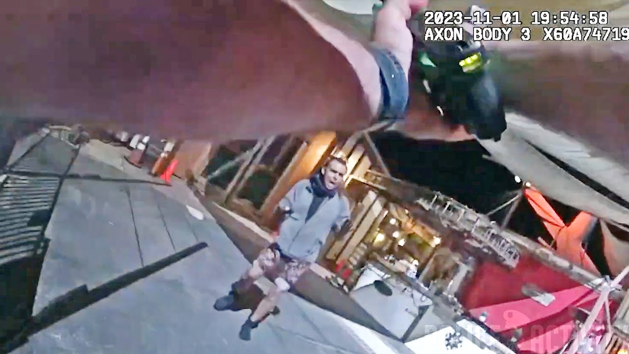 ⁣Knife-Wielding Man Gets Shot by LAPD Officers Outside a Restaurant in Calabasas, California