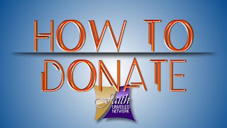Text-2-Give Instructions toward the Faith Unveiled Network
