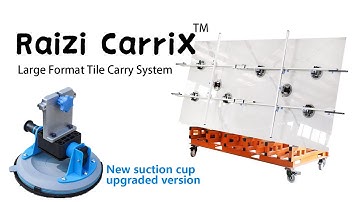 Raizi CarriX™ Large Format Tile Carry System Brand-new suction cup upgraded version