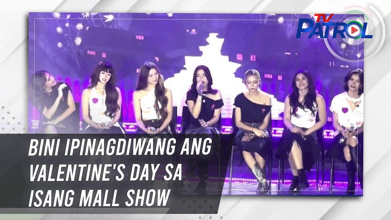 BINI ipinagdiwang ang valentine's day sa isang mall show | TV Patrol