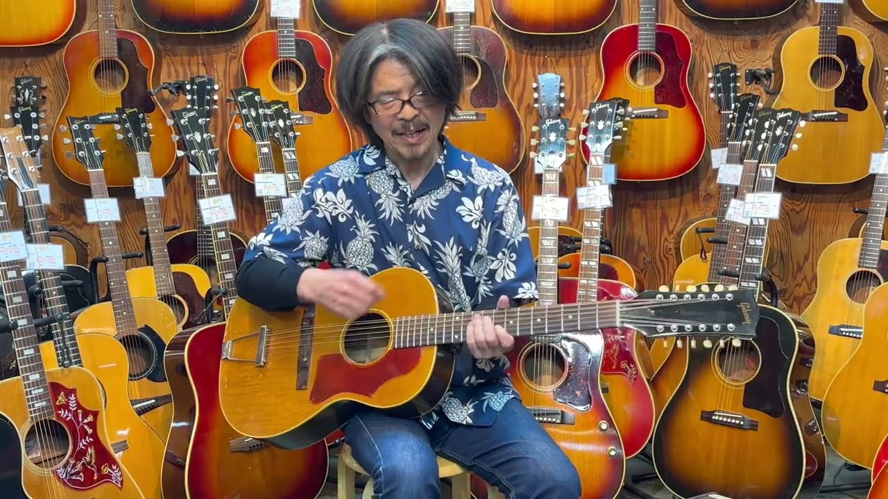 GIBSON B 25 12 NT 1968 - YouTube