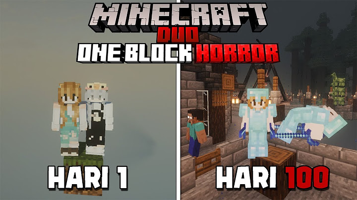 100 Hari di Minecraft HORROR ONE BLOCK