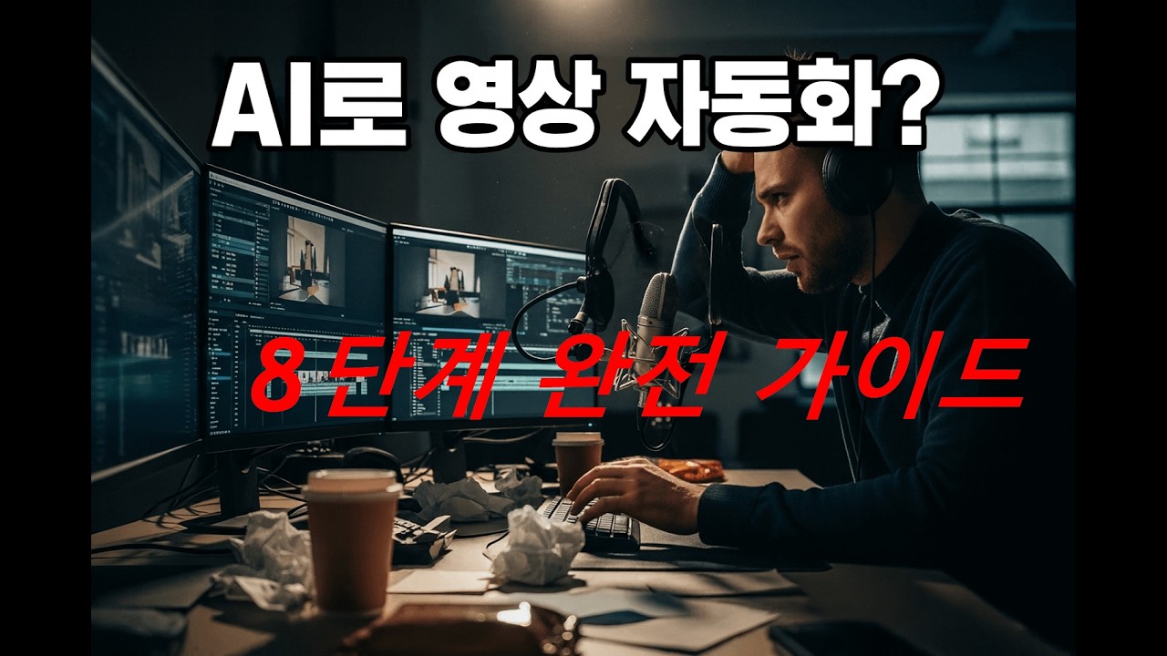 AI 유튜브 자동화 8단계 | 대본부터 업로드까지 30분