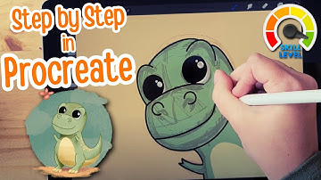 How To Draw a Cartoon Character in Procreate