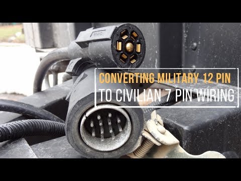 Converting A Military 12 Pin To Civilian 7 Pin Trailer
