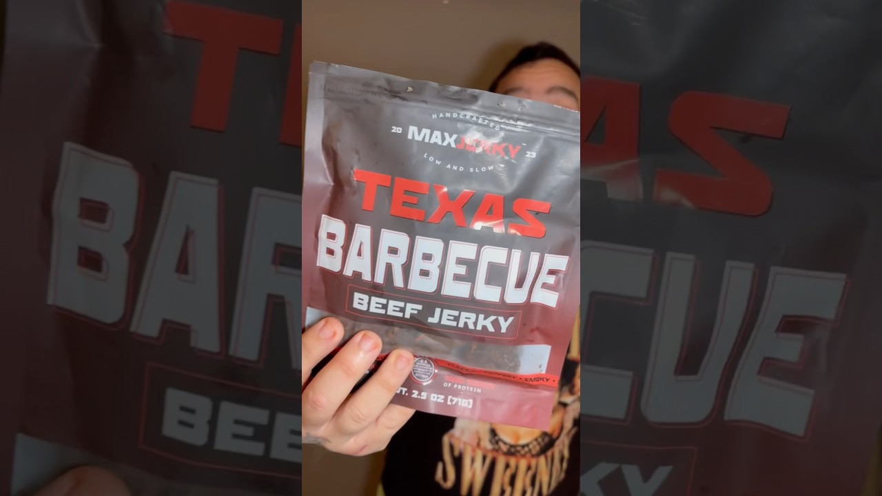 Пробую вяленую говядину от Max The Meat Guy! 