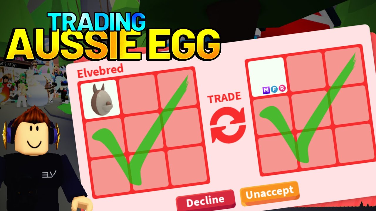 8 Big Trades For Aussie Egg!! Adopt Me