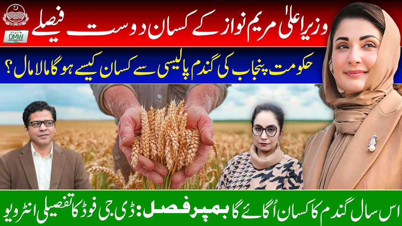 CM Maryam Nawaz Farmer Friendly Wheat Policy 2026 | DG Food Shared Exclusive Details Plans | GOP