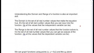 1.1 and 1.2 intro of functions