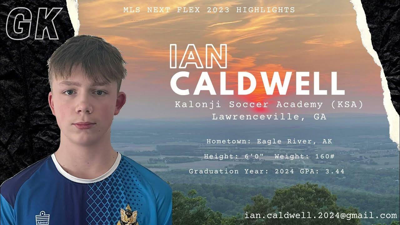 Ian Caldwell (Class of 2024) MLS NEXT Flex 2023 highlights YouTube