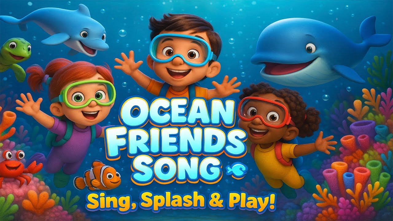 Ocean Friends Song for Kids | Fun Underwater Adventure & Sing-Along 🐠🐬 | The Blend Channel |