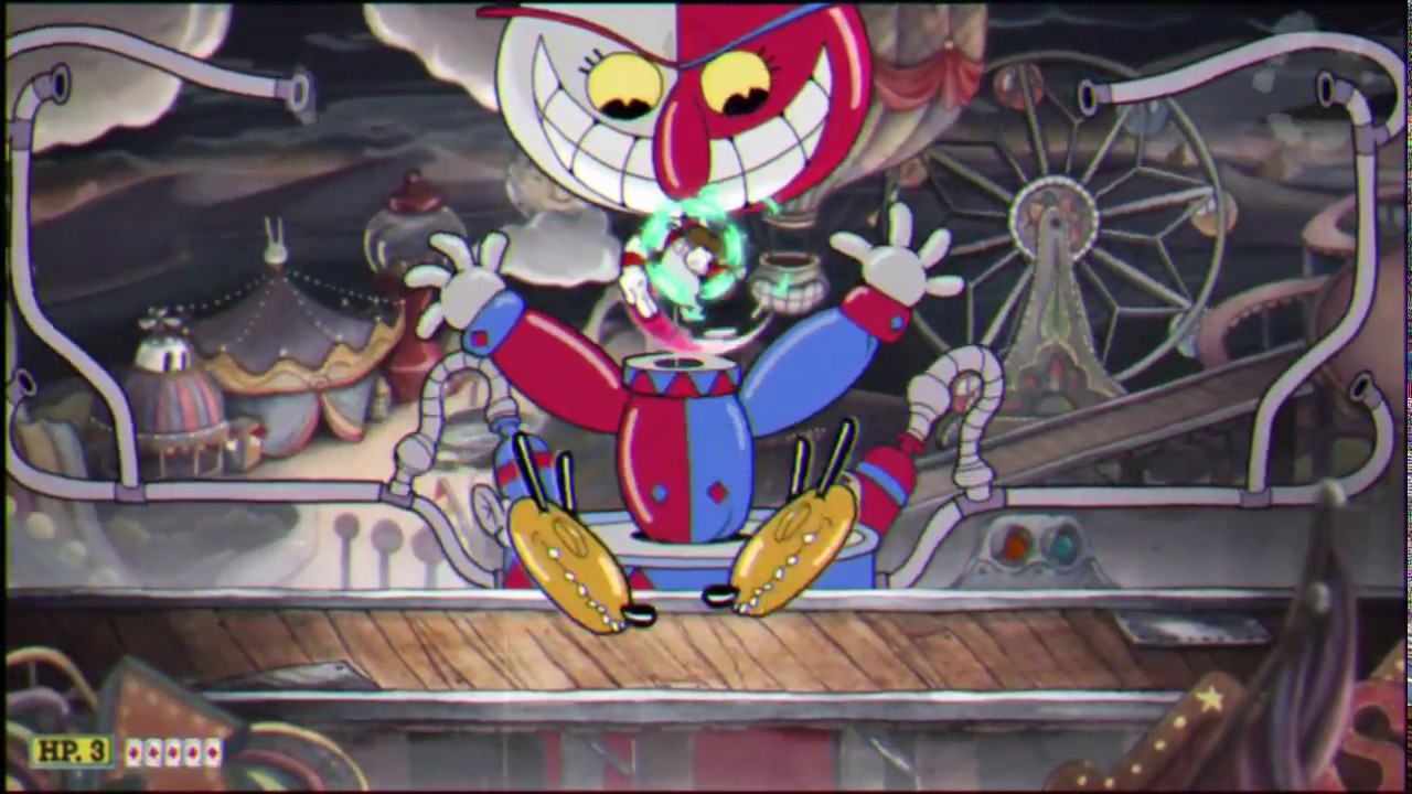 CUPHEAD BATTLE IN BEPPI THE CLOWN ( CARNIVAL KERFUFFLE ) - YouTube
