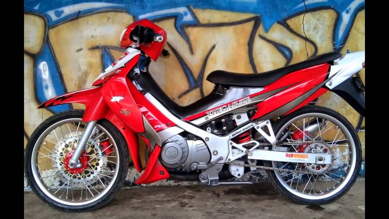 Modif Satria 2Tak Striping Hiu Sangar YouTube