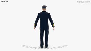 Airline Pilot 3D model by 3DModels.org