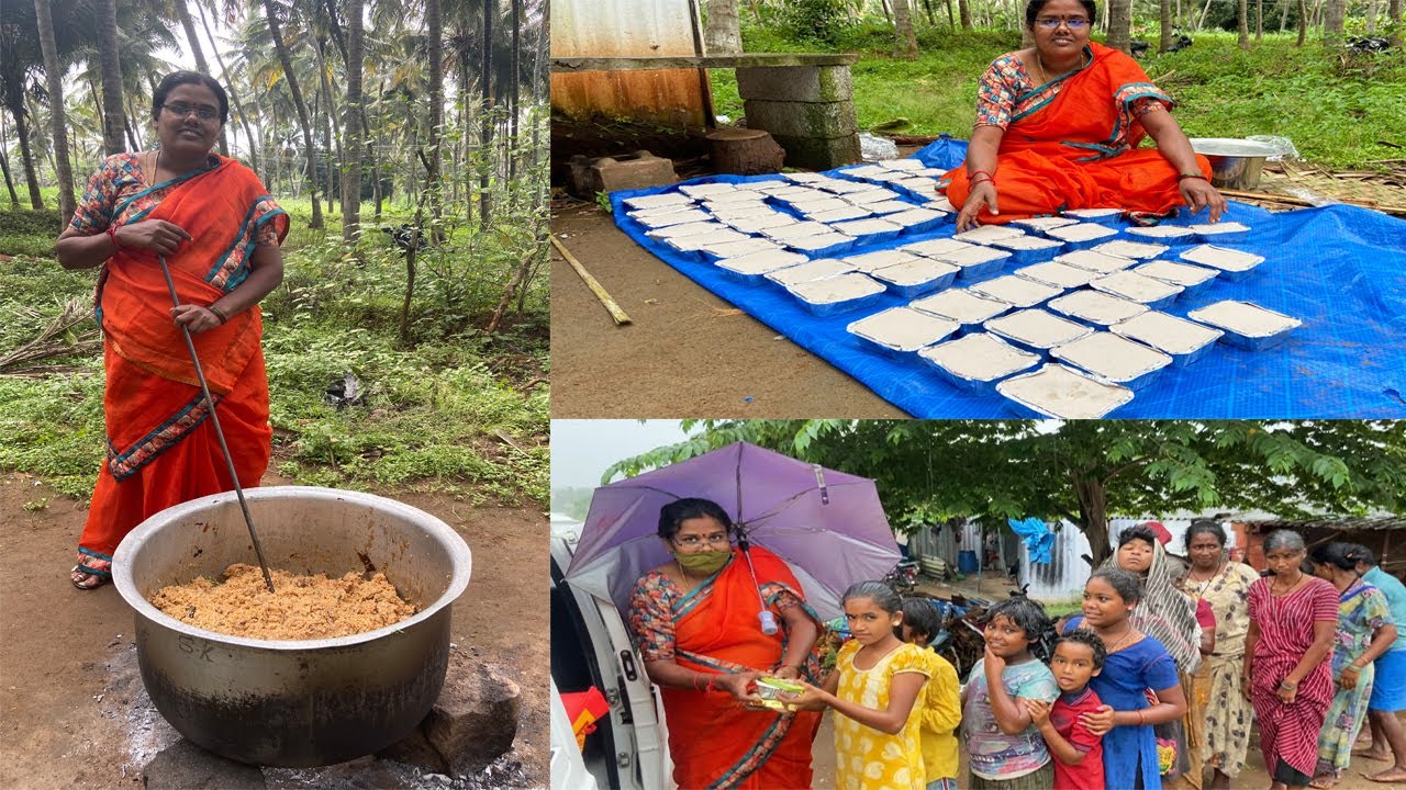 Diwali Special / 65 பேர்க்கு சிக்கன் பிரியாணி / Australia நண்பர் Abishek Manoj செய்த உதவி / Biryani