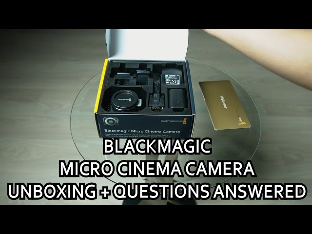 Blackmagic Micro Cinema Camera - YouTube