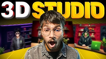 How To Create 3D Studio In Mobile | 3D STUDIO Like Tube Sensei & Logicrowned
