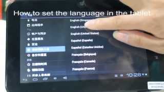 How to Change Chinese Language to English - Android Tablet PC from China screenshot 4