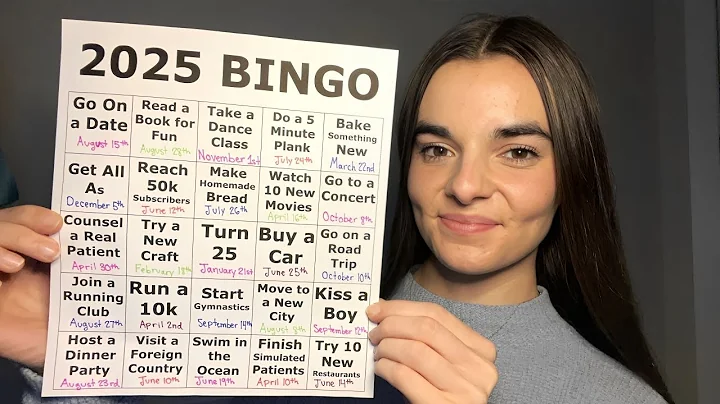 ASMR Whisper Storytime About My 25 Goals for 2025