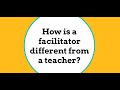 How to be facilitator in kids life  teacher as facilitator  zubair abbasi  educational ideas