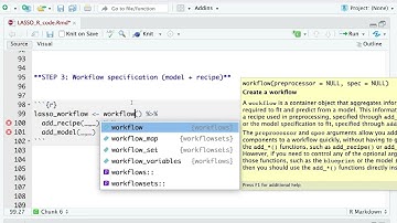 R code tutorial: regression -- LASSO (Part 1)