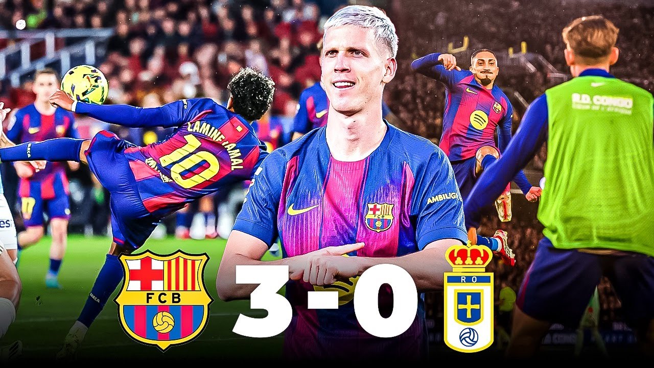 Lamine Yamal 😳 😳...FC Barcelone vs Real Oviedo (3-0)