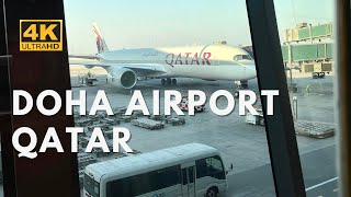Hamad International Airport Qatar Departure | Walking Tour 4K