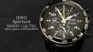 SEIKO Sportura SNAE67 / cal.7T62 Quartz-chronograph