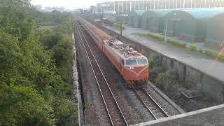 1081007 臺鐵516次莒光號&7501次貨列通過新竹湖口德和路陸橋下