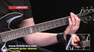 Metal Rhythm Guitar Performance With Andy James Licklibrary chords